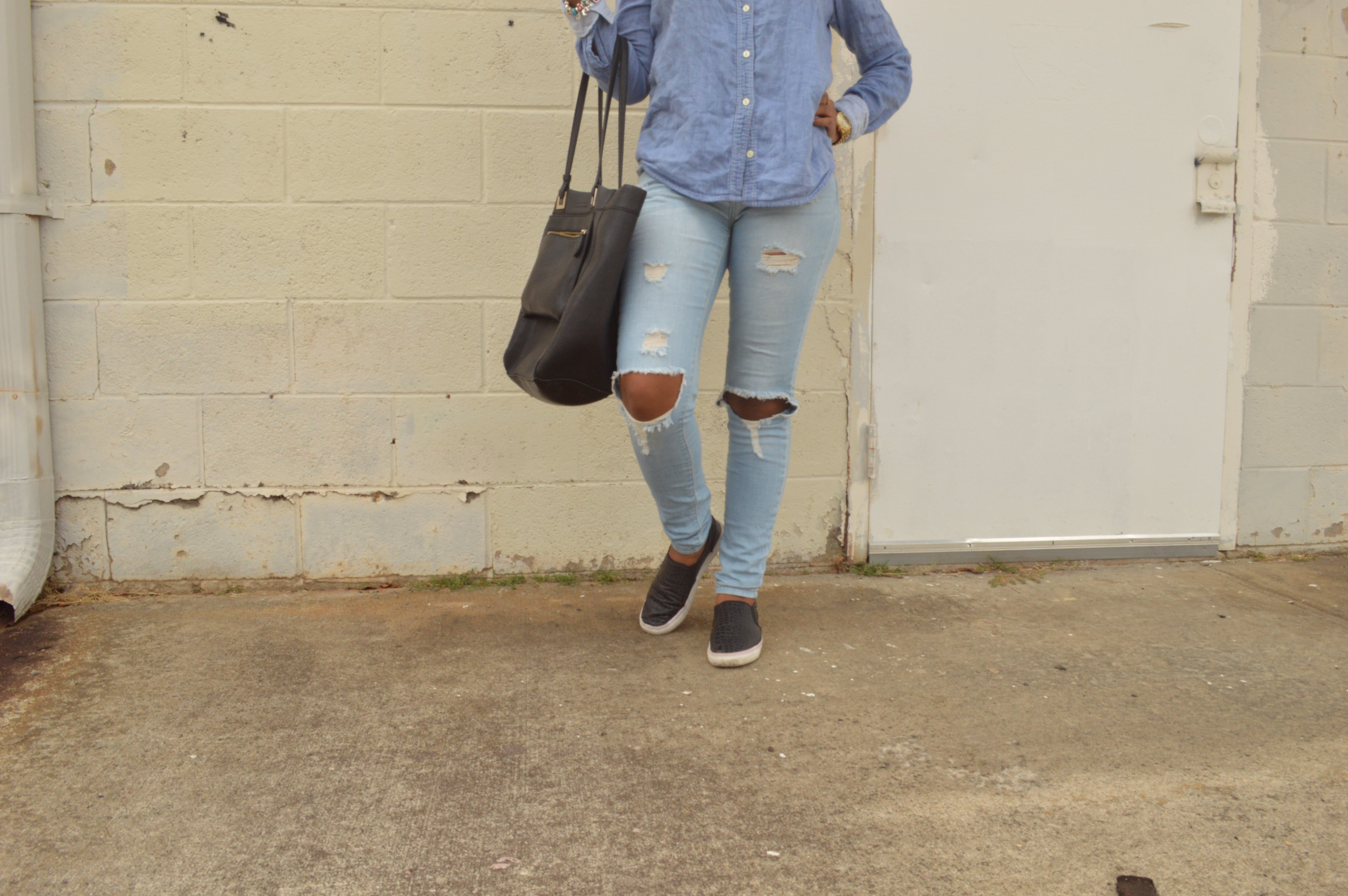 denim on denim fashion look taylor augusta