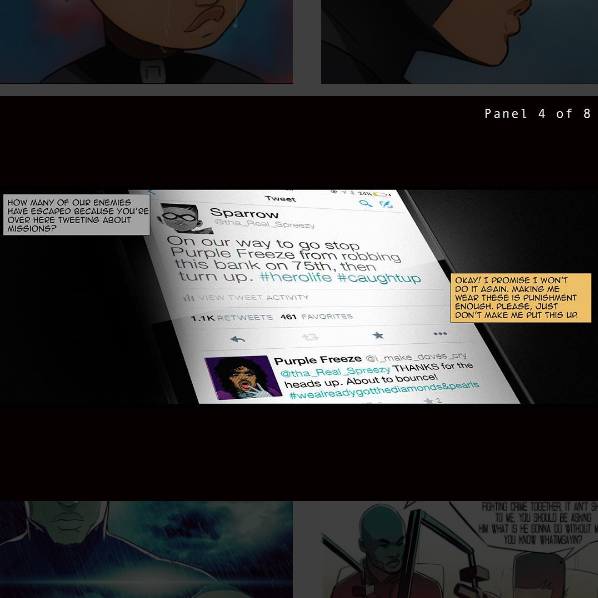 trill league black comic DC comic parody