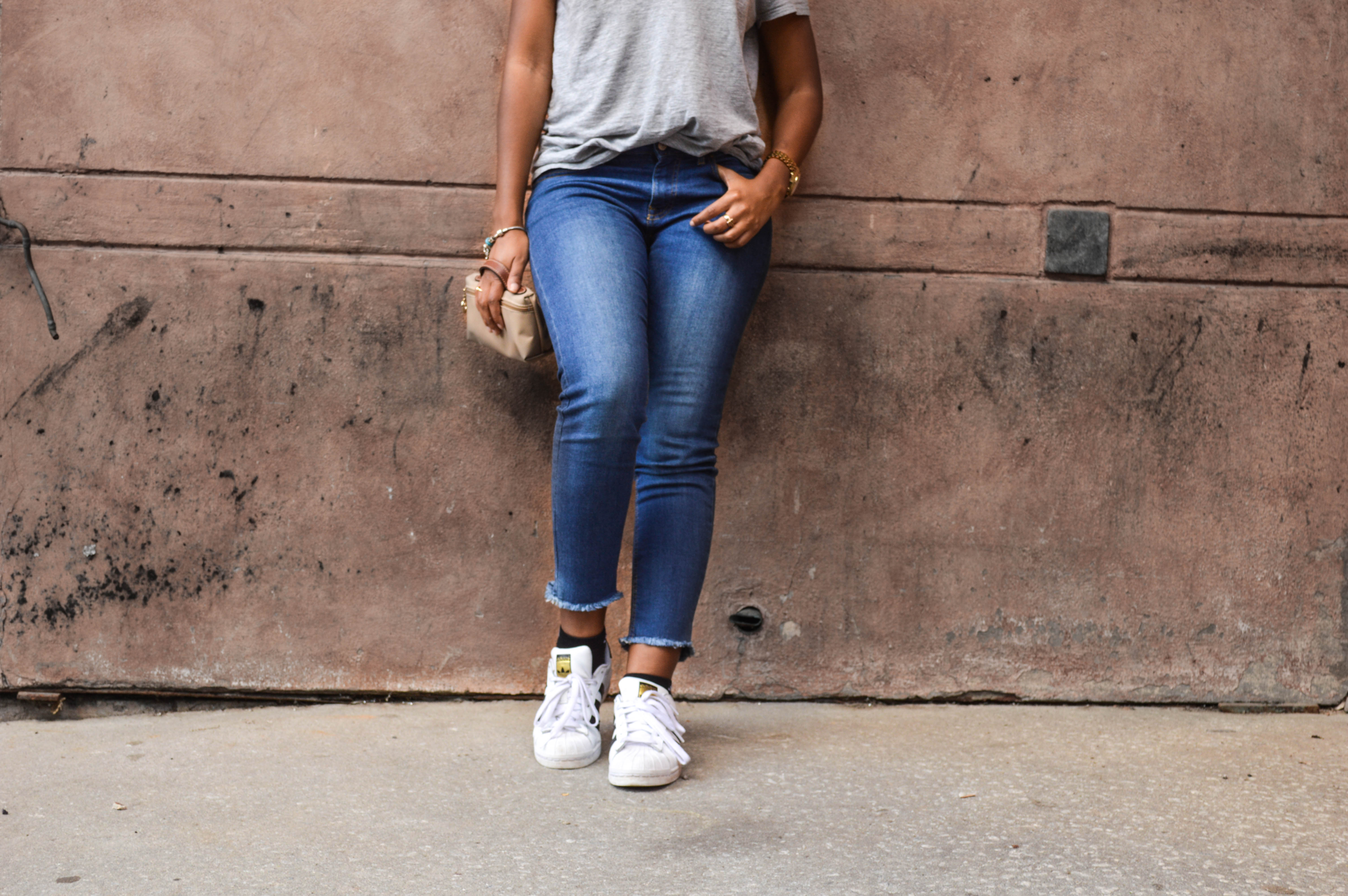 all basics blog style look adidas superstars michael kors forever 21