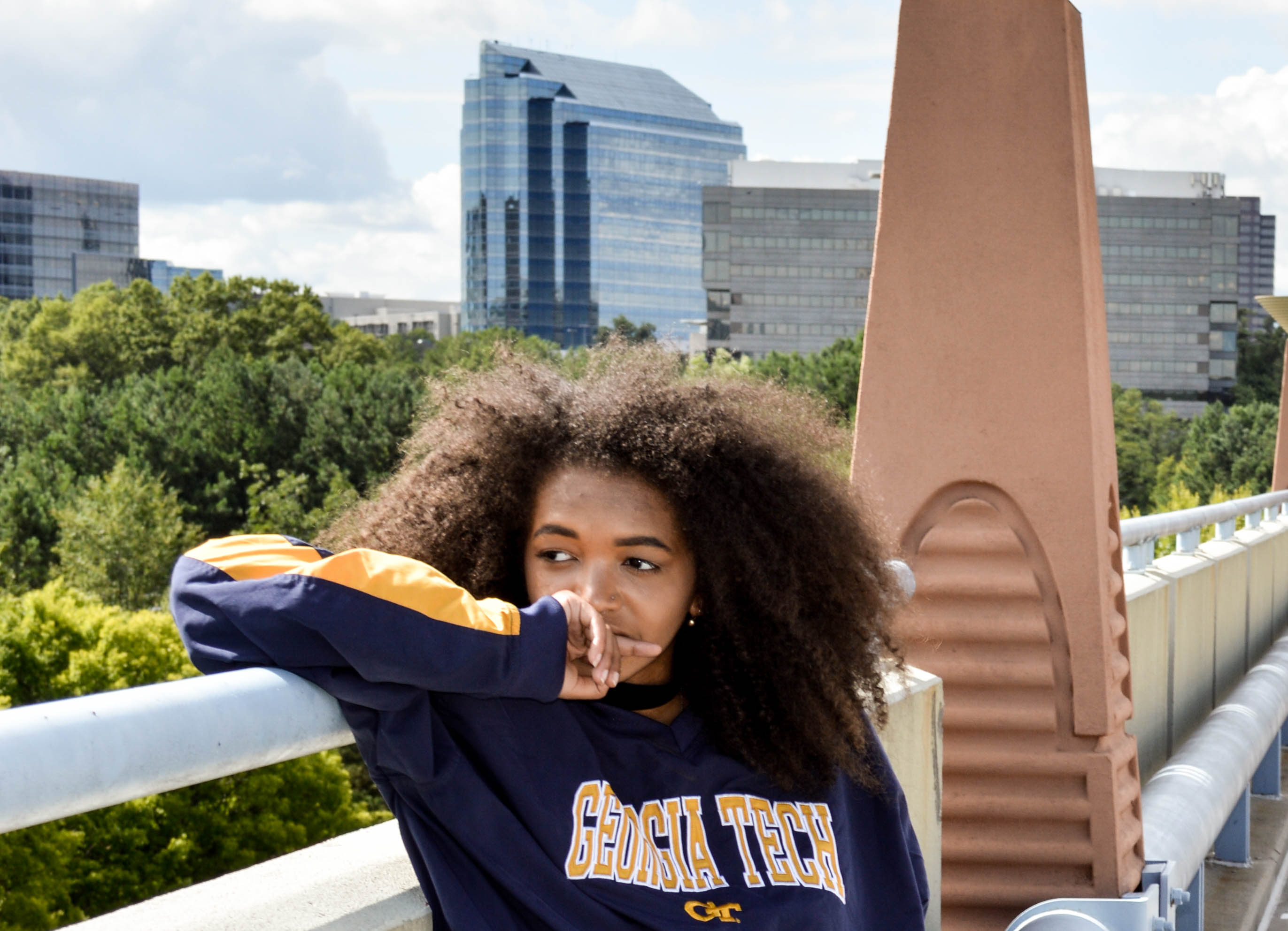 taylor augusta georgia tech windbreaker fashion look style