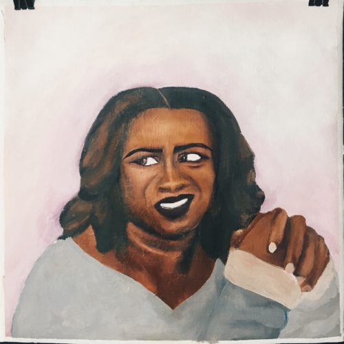 Oil on canvas, 14"x14"